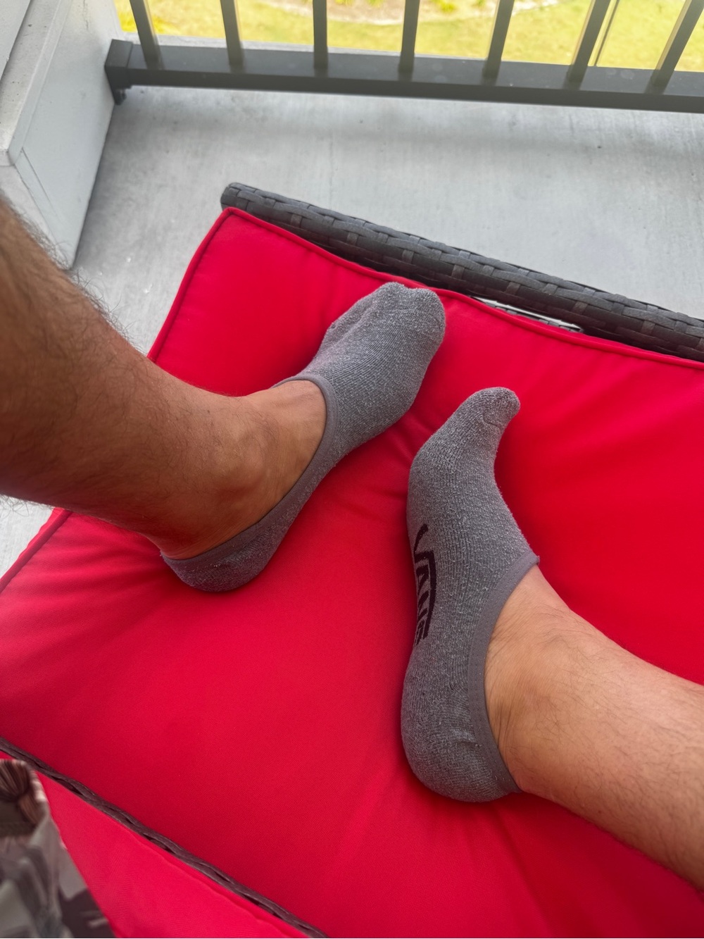 Vans Men’s Grey Low-Cut No-Show Athletic Socks